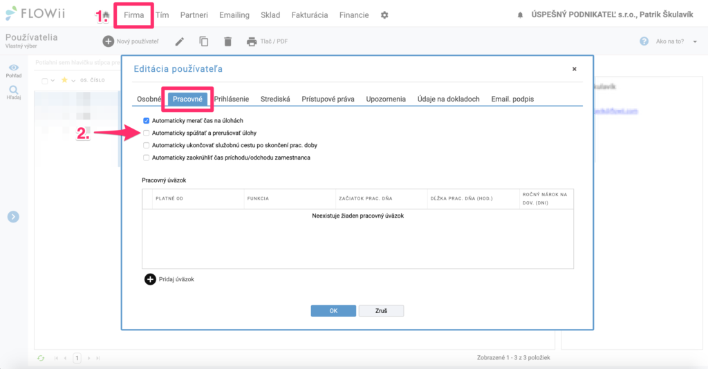 Ako zrušiť automatické spúšťanie a prerušovanie úloh