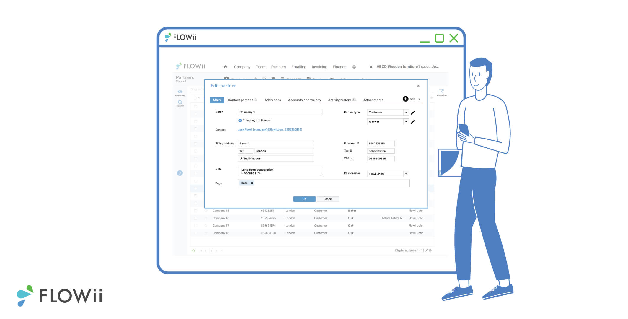 CRM-database