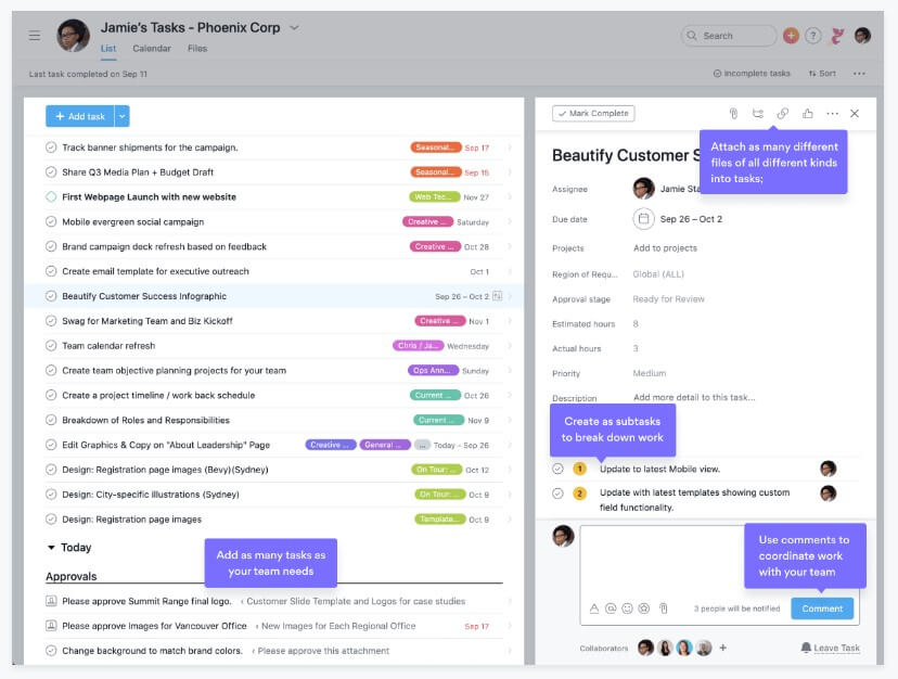 Asana-interface