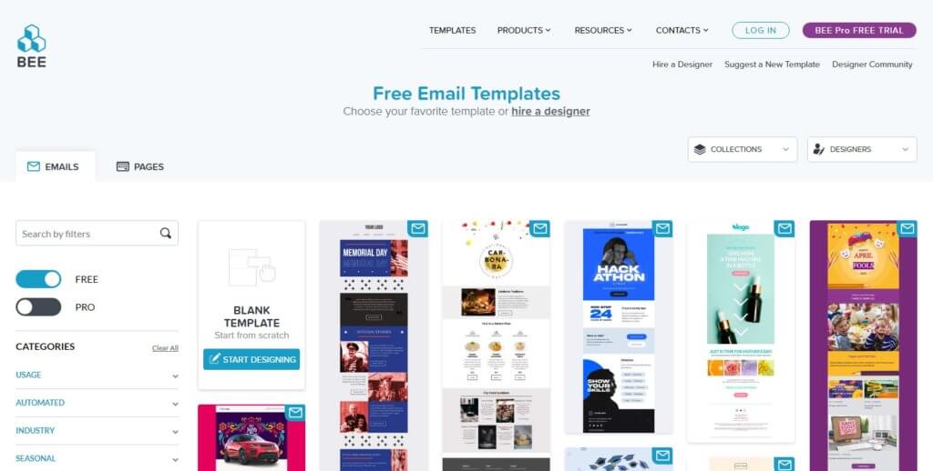 BEE-online-email-builder