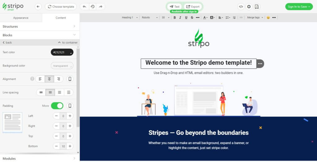 stripo-tamplate-builder