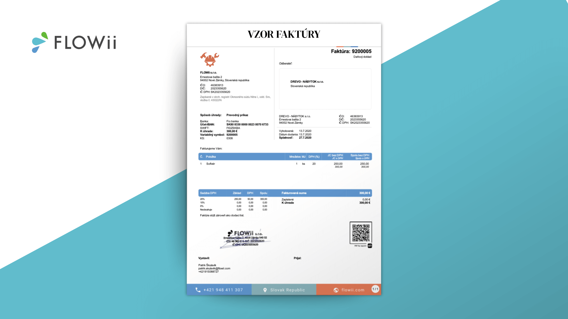 vzor faktúry vzor faktúry FLOWii