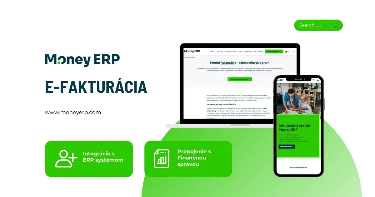 e-fakturácia MoneyERP