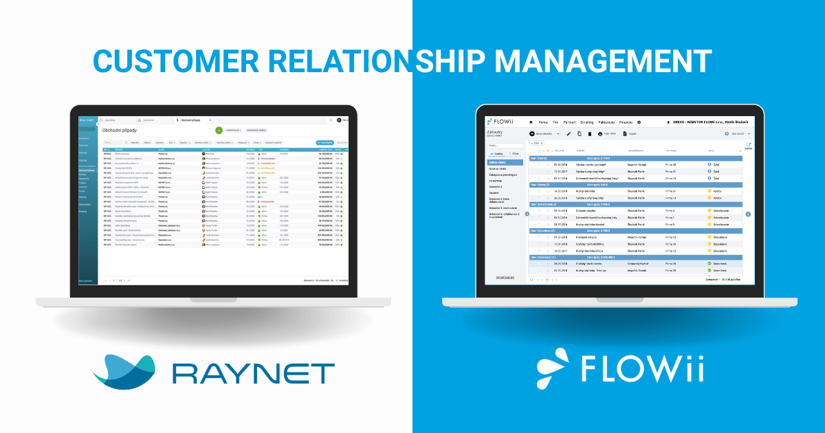 Raynet porovnanie CRM