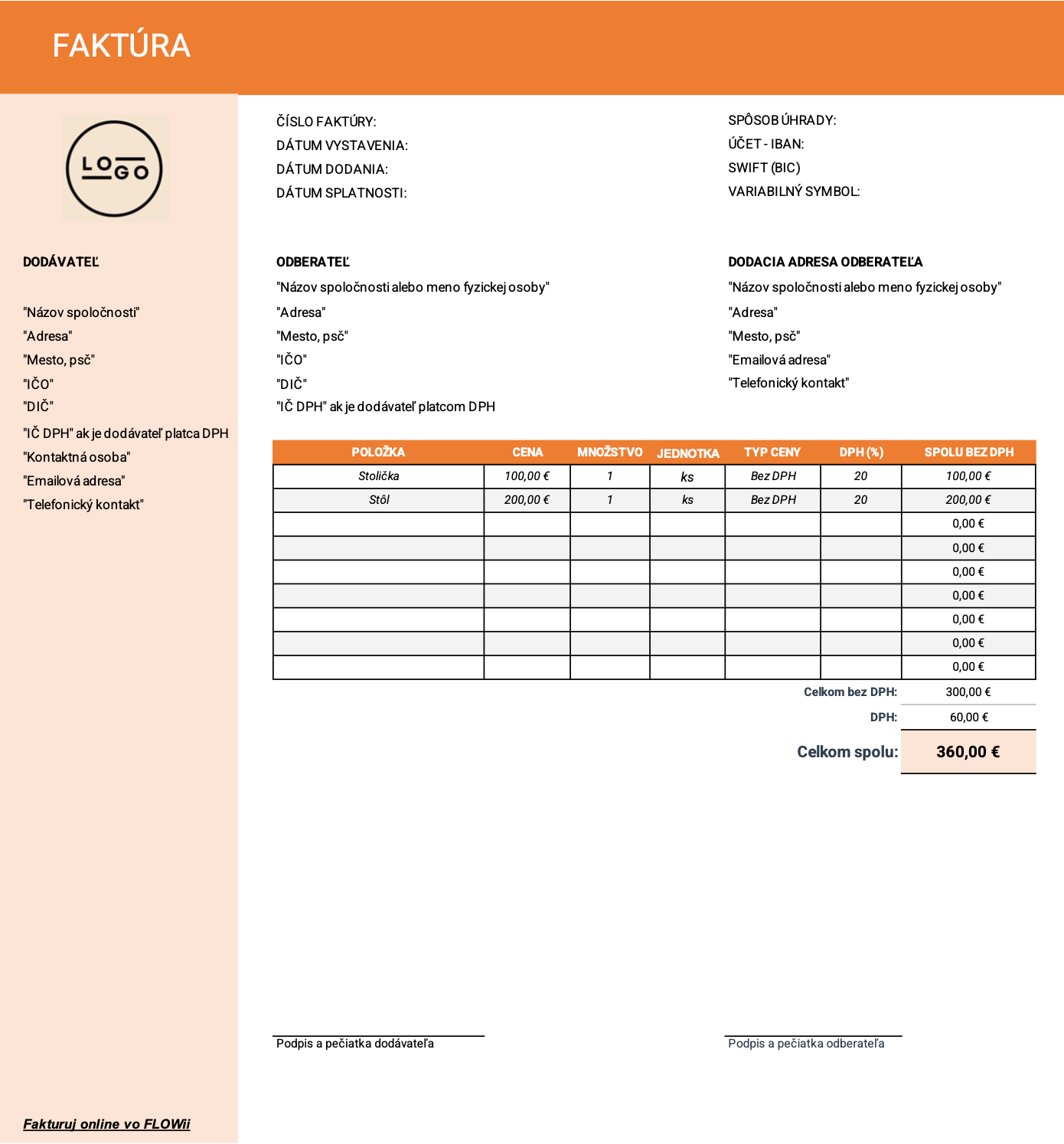 faktura vzor neplatca dph faktura vzor neplatca dph