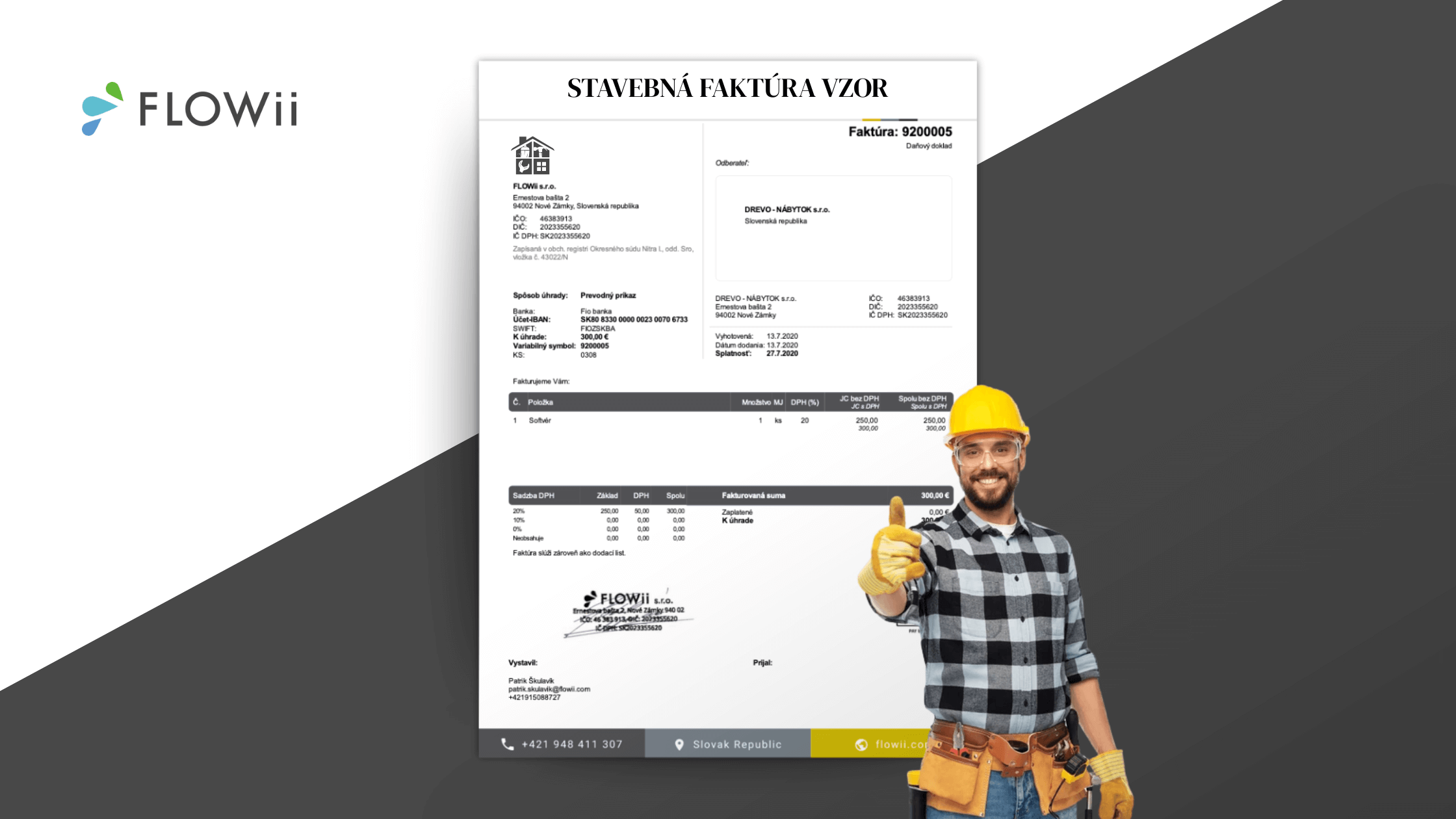 faktúra za stavebné práce vzor faktúra za stavebné práce vzor