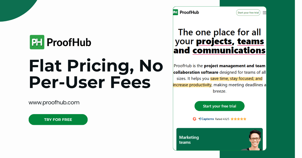 Proofhub project management