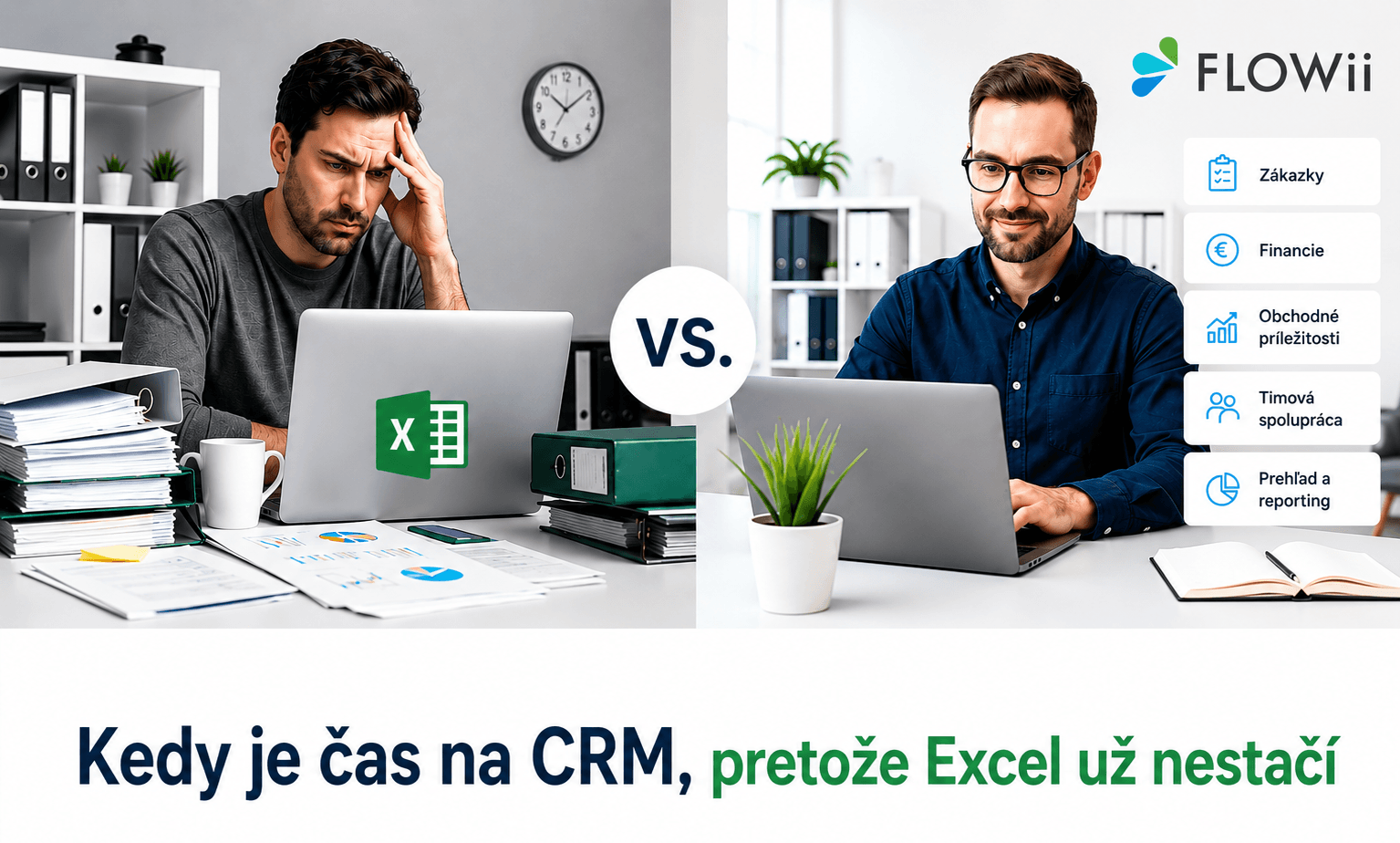 Už nemusíte mať dáta rozrtrúsené v excelovských tabuľkách. Vo FLOWii máte zákazky aj faktúry na jednom mieste.