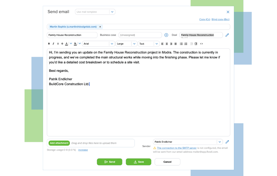 FLOWii emailing program