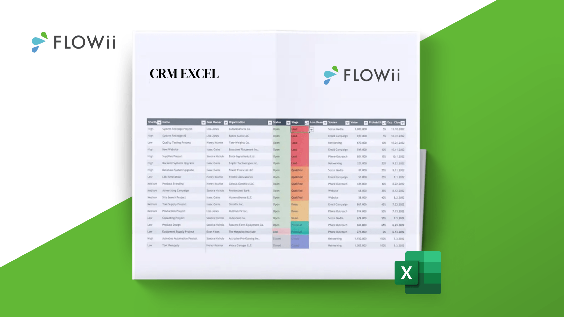 CRM EXCEL CRM EXCEL vzor