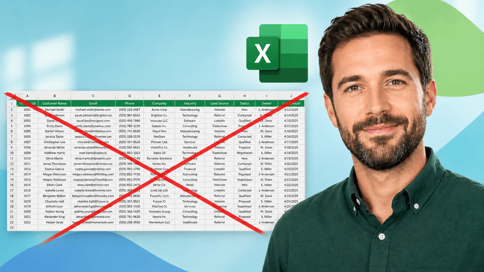 CRM List Excel CRM List Excel
