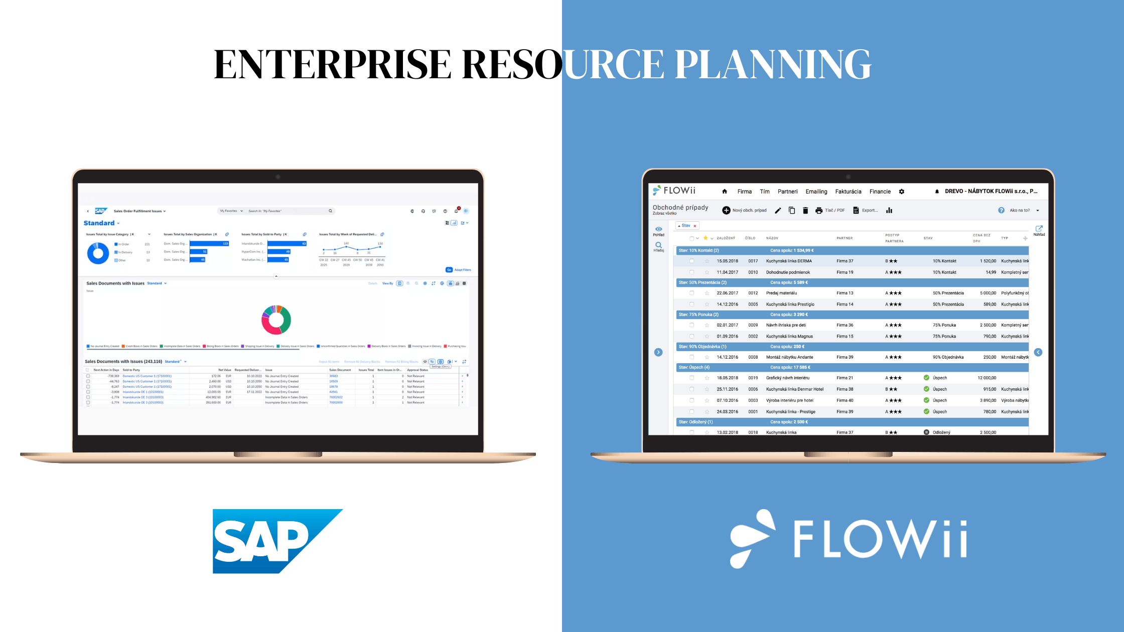 SAP ERP vs FLOWii ERP