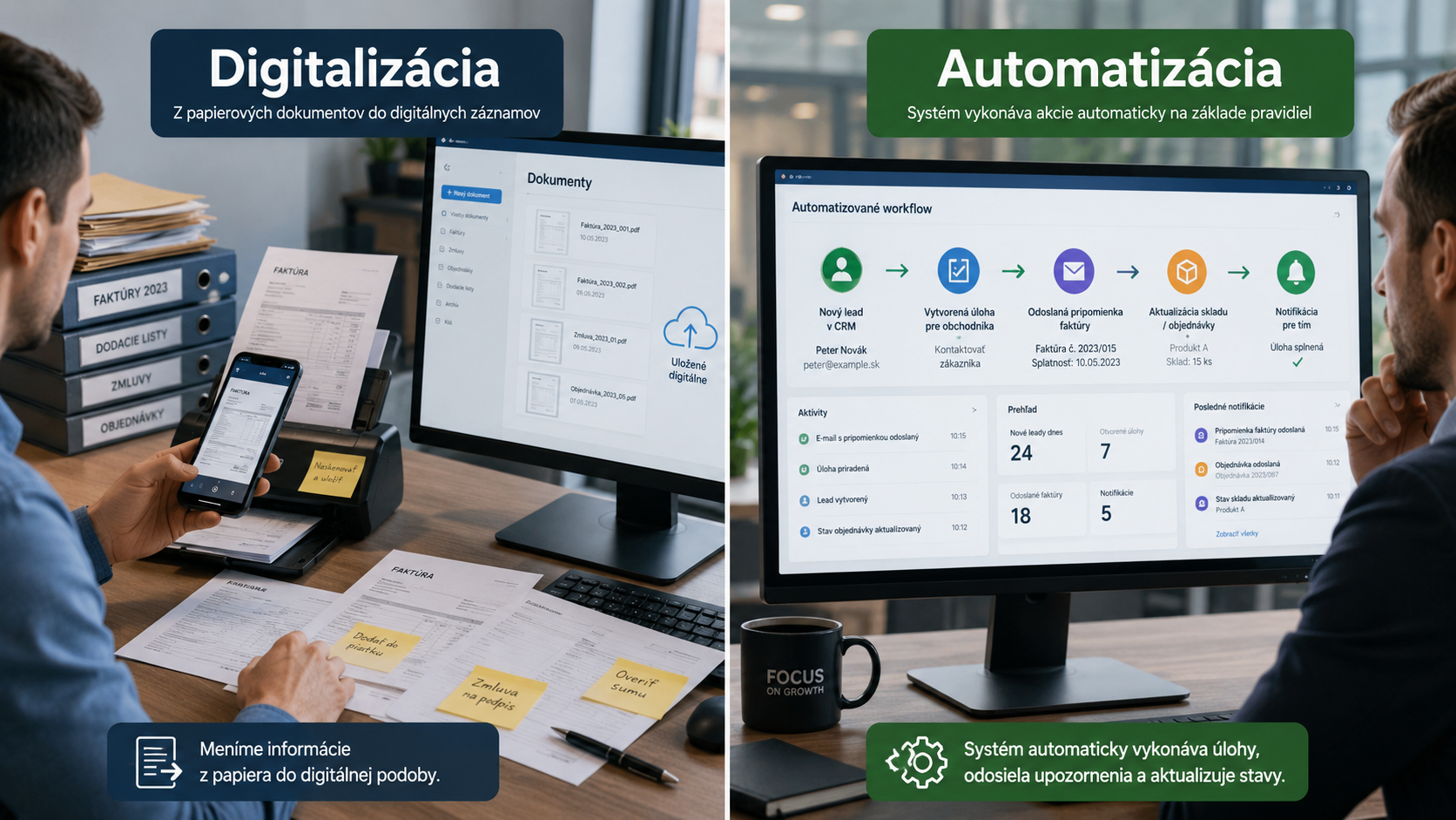 digitalizácia vs automatizácia