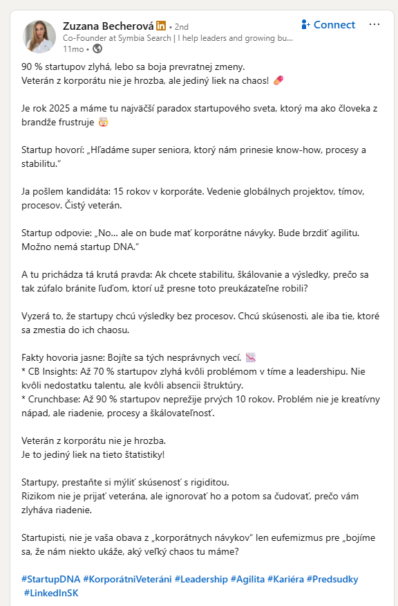 Prečo zlyhávajú startupy
