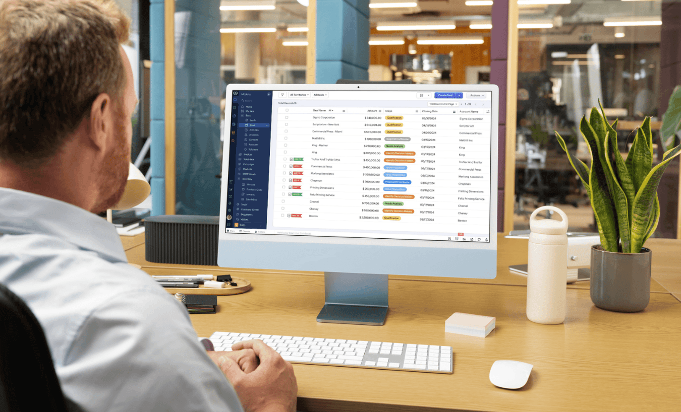 zoho enterprise crm
